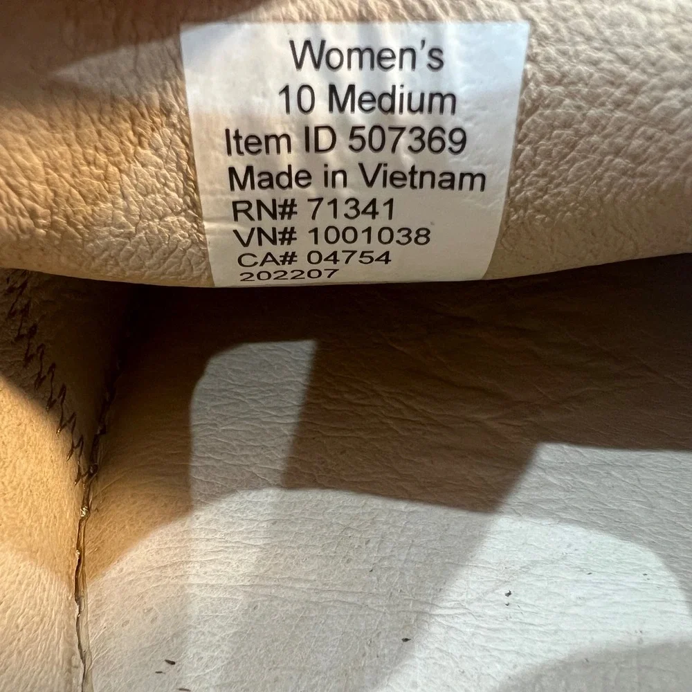 LL Bean Stonington Slip On Suede Loafer Shoes Womens 10 Brown Comfort Casual - Picture 7 of 10